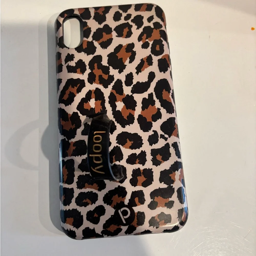Loopy Case Leopard Print Phone Case in Brown and Black